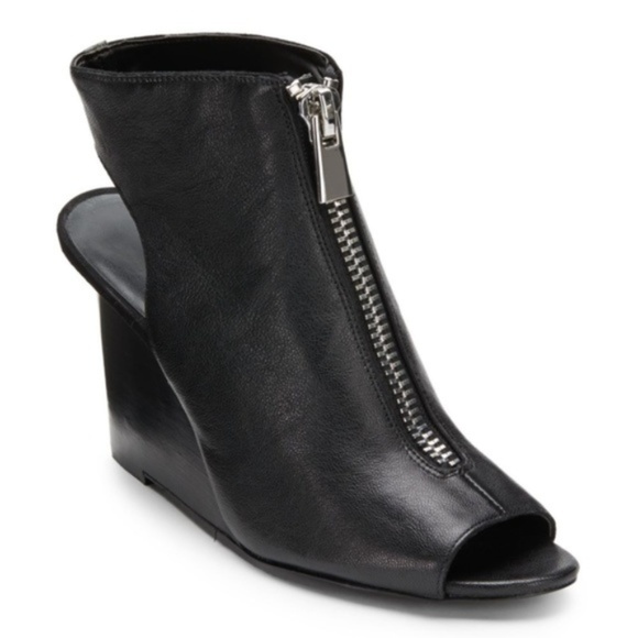 Nine West Shoes - Nine West Hollyroot Peep-Toe Wedge Ankle Boots